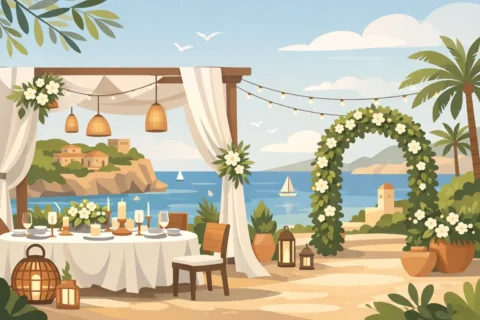 Hochzeitsdeko Mallorca mediterran stilvoll planen