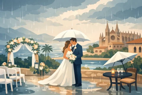 Was passiert bei Hochzeitsregen auf Mallorca?