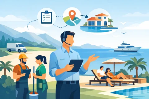 Wer koordiniert Dienstleister vor Ort auf Mallorca?