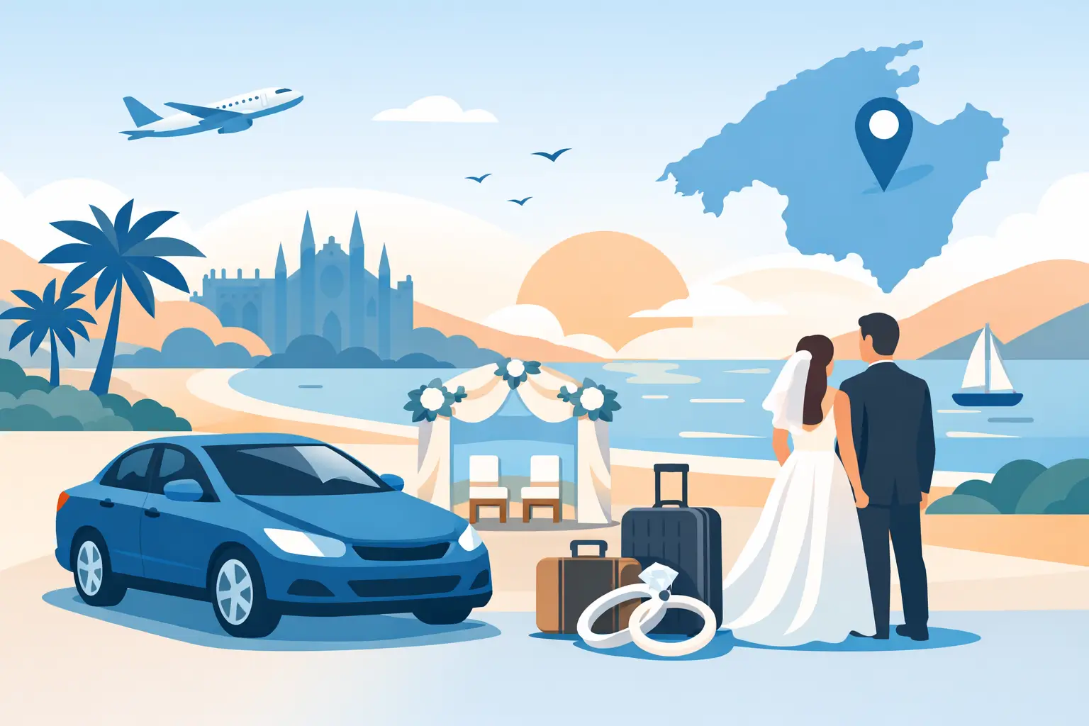 Brauchen Hochzeitsgäste auf Mallorca einen Mietwagen?