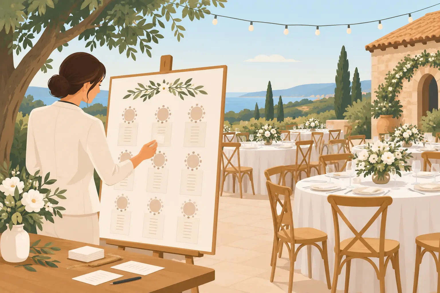Sitzordnung bei Fincahochzeit planen: So gelingt sie