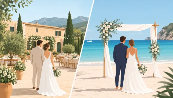Finca Hochzeit versus Strandhochzeit auf Mallorca